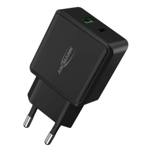 Carregador USB-C e USB-A 20W Ansmann HC218PD Preto