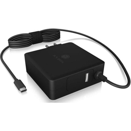 Ladegerät ICY BOX IB-PS101-PD USB-C 90W Schwarz