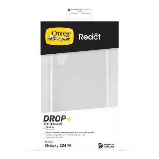 Funda Otterbox React Series Policarbonate Transparent pour Galaxy S24 FE