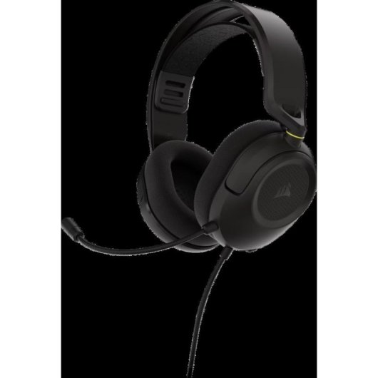 Auriculares Corsair HS35 v3 con cable jack 3,5 mm para gaming, micrófono omnidireccional, color carbón