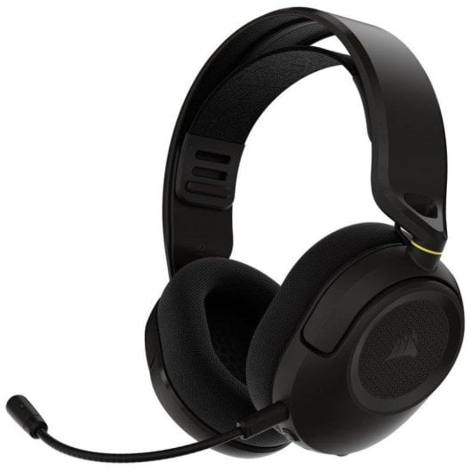 Auriculares Corsair HS35 v3 inalámbricos Bluetooth y USB-C para gaming, micrófono omnidireccional, carbón