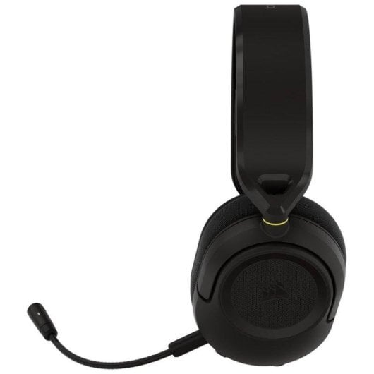 Auriculares Corsair HS35 v3 inalámbricos Bluetooth y USB-C para gaming, micrófono omnidireccional, carbón