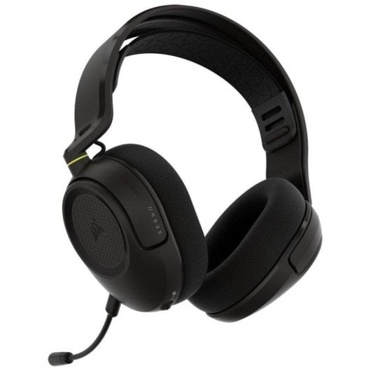 Auriculares Corsair HS35 v3 inalámbricos Bluetooth y USB-C para gaming, micrófono omnidireccional, carbón