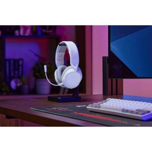 Auriculares Corsair HS35 v3 inalámbricos Bluetooth y USB-C Gaming Blanco