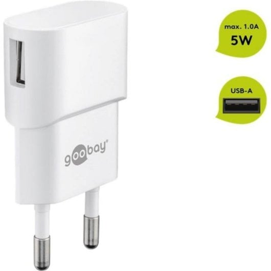 Carregador USB-A Goobay 44948 Preto 100-240V Universal Interior