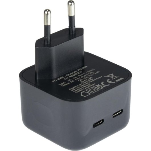 Cargador Inter-Tech PD-2036 36W USB-C Negro