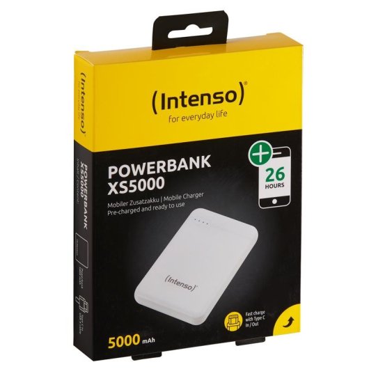 Externe Batterie Intenso XS5000 5000 mAh Lithium-Polymer Weiß