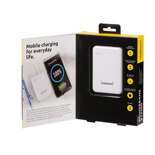 Externe Batterie Intenso XS5000 5000 mAh Lithium-Polymer Weiß