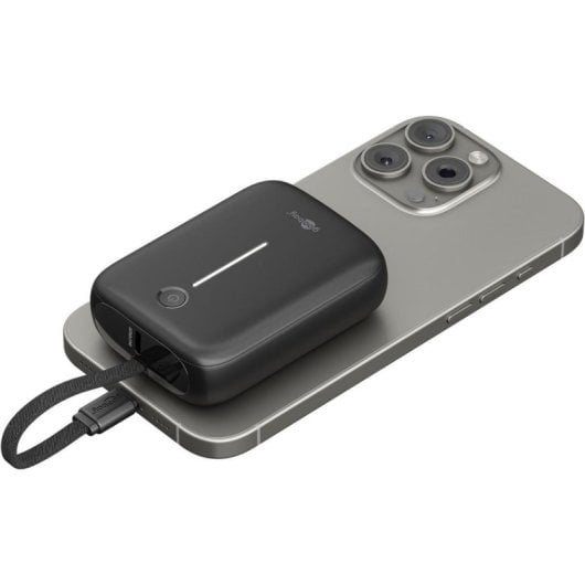 Externe Batterie Goobay 76251 10000 mAh Quick Charge 3.0 15W Schwarz