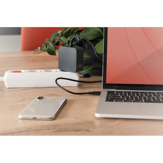 Caricatore USB-C per Portatile Digitus 65W PD3.0 Nero