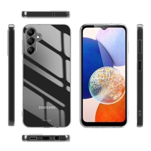 Funda para móvil Nevox StyleShell Flex TPU Transparente Antirriscos para Samsung Galaxy A15