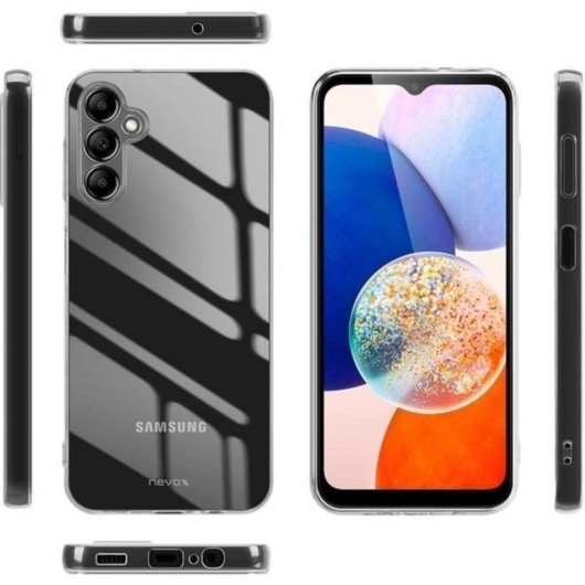 Funda para móvil Nevox StyleShell Flex TPU Transparente Antirriscos para Samsung Galaxy A15