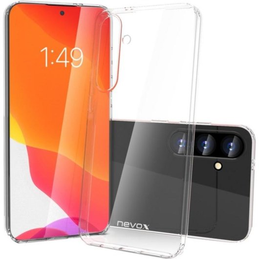 Funda para móvil Nevox StyleShell Flex TPU Transparente Antigolpes para Samsung Galaxy S24 Plus
