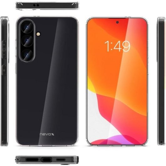 Funda para móvil Nevox StyleShell Flex TPU Transparente Antigolpes para Samsung Galaxy S24 Plus