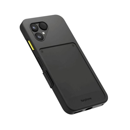 Capa para telemóvel Fairphone Flip Case Plástico Preto Antichoque para Fairphone 6