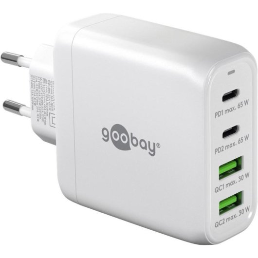 Schnelllader Multiport USB-C Goobay 64818 68W GaN 4 Ports