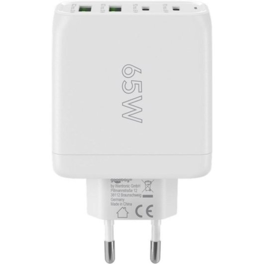 Schnelllader Multiport USB-C Goobay 64818 68W GaN 4 Ports