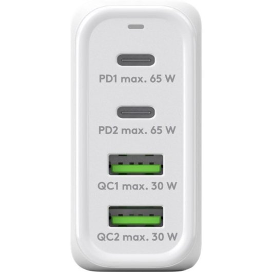 Schnelllader Multiport USB-C Goobay 64818 68W GaN 4 Ports