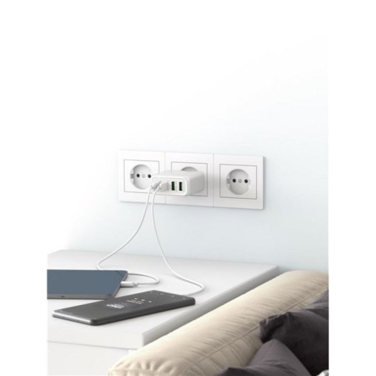 Schnelllader Multiport USB-C Goobay 64818 68W GaN 4 Ports