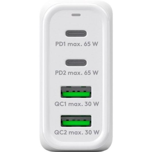 Schnelllader Multiport USB-C Goobay 64818 68W GaN 4 Ports