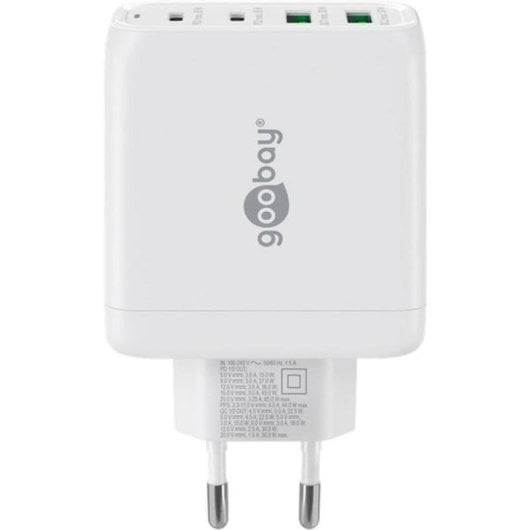 Schnelllader Multiport USB-C Goobay 64818 68W GaN 4 Ports
