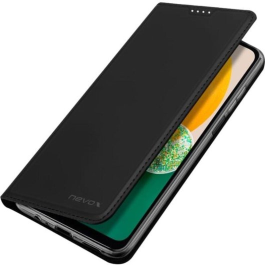 Funda para móvil Nevox 2324 Folio PU Noir avec Support Magnétique pour Samsung A15