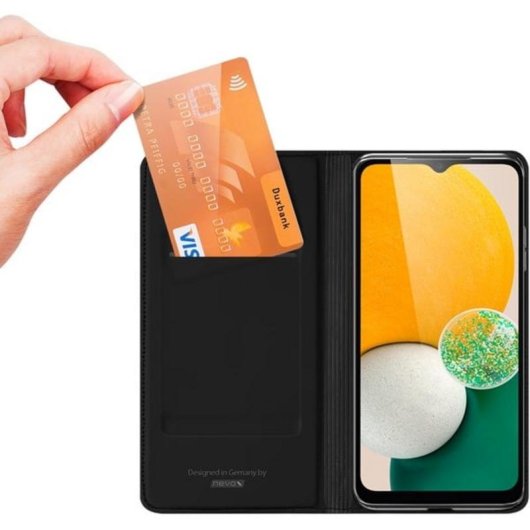 Funda para móvil Nevox 2324 Folio PU Noir avec Support Magnétique pour Samsung A15