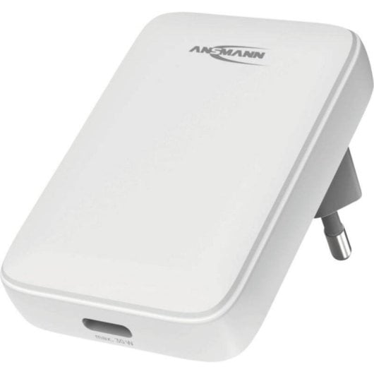 Carregador USB-C 30W Power Delivery 3.0 Ansmann 1001-0173 Cinzento Branco