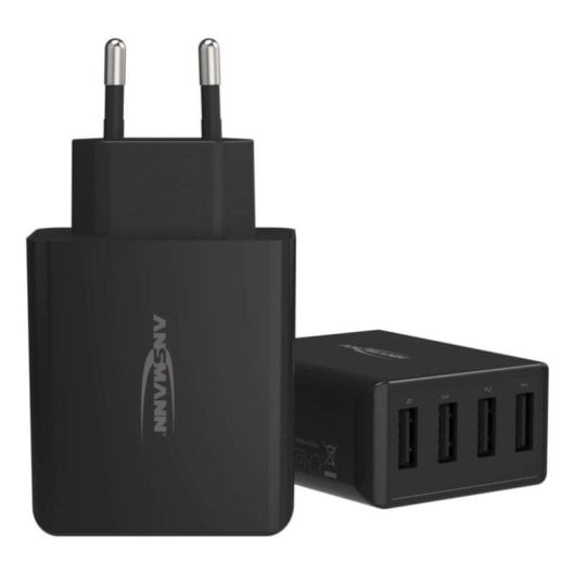 Cargador Ansmann HC430 Interior 4 Puertos USB 2.0 Negro