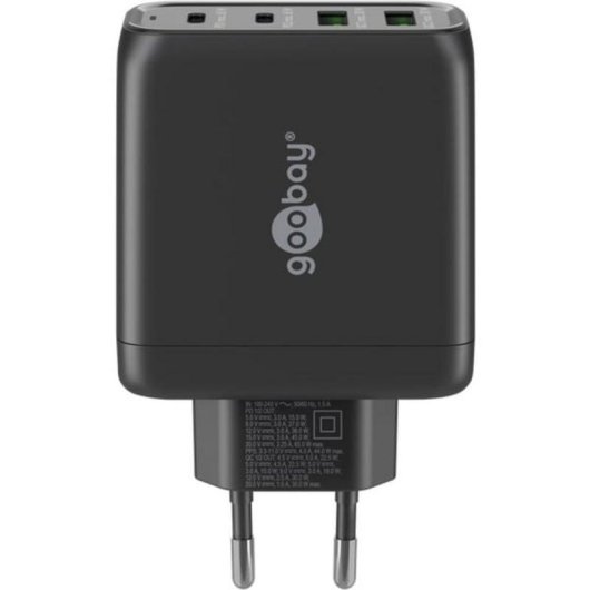 Schnelllader Multiport USB-C Goobay 64817 68W GaN 4 Ports