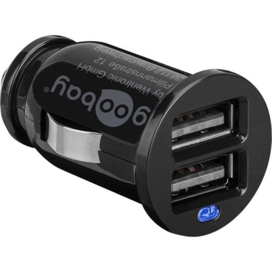 Auto-Ladegerät Goobay 44177 2 USB-Ports 5V Schwarz