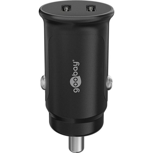 Cargador para coche Goobay 59705 Dual USB-C 30W PD Negro