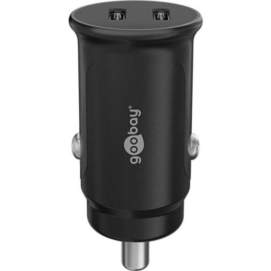 Cargador para coche Goobay 59705 Dual USB-C 30W PD Negro