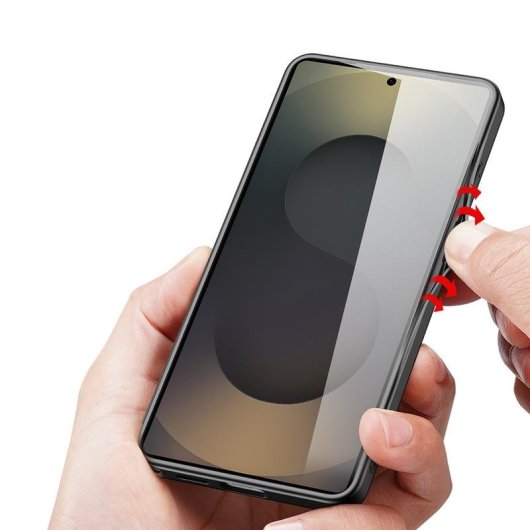 Funda para móvil Nevox StyleShell NYLO Cover TPU Nylon Schwarz für Samsung Galaxy S26 Ultra