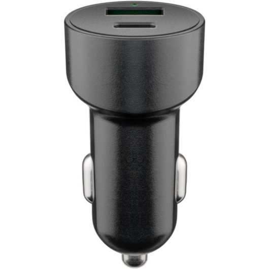 Auto-Ladegerät Goobay Dual USB-C PD 30W Schwarz