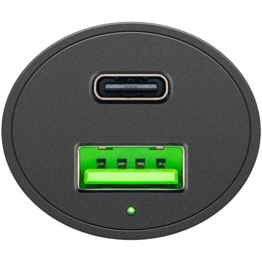 Auto-Ladegerät Goobay Dual USB-C PD 30W Schwarz