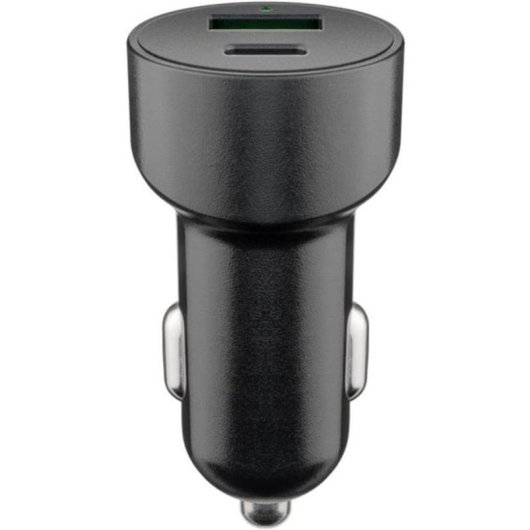 Auto-Ladegerät Goobay Dual USB-C PD 30W Schwarz
