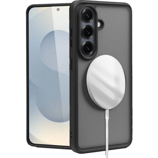 Custodia Nevox StyleShell INVISIO PC TPU Nera Antishock per Samsung Galaxy S26