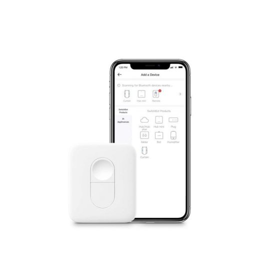 Mando a distancia inteligente SwitchBot Blanco Bluetooth 2 teclas programables