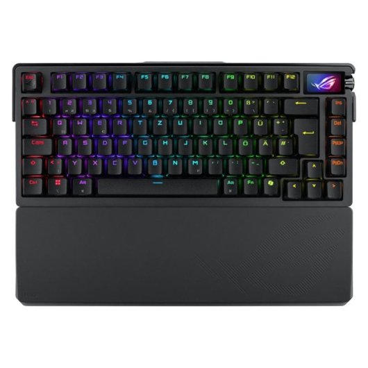 Clavier ASUS ROG Azoth Extreme mécanique sans fil et filaire QWERTZ RGB OLED