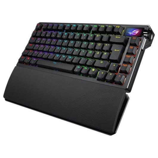 Clavier ASUS ROG Azoth Extreme mécanique sans fil et filaire QWERTZ RGB OLED