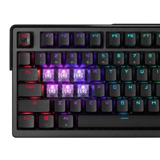 Clavier ASUS ROG Azoth Extreme mécanique sans fil et filaire QWERTZ RGB OLED