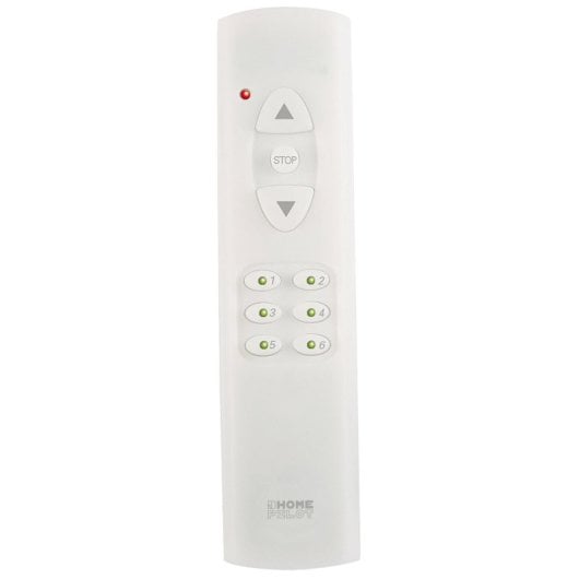 Télécommande HOMEPILOT RF sans fil 6 groupes 9 boutons rétroéclairés