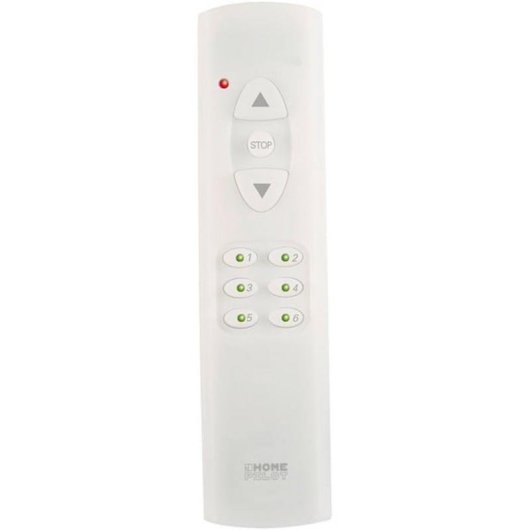 Télécommande HOMEPILOT RF sans fil 6 groupes 9 boutons rétroéclairés
