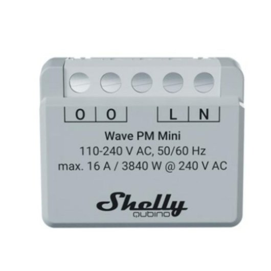 Intelligenter Schalter Shelly Qubino Wave PM Mini Z-Wave mit Energiemessung