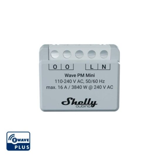 Intelligenter Schalter Shelly Qubino Wave PM Mini Z-Wave mit Energiemessung