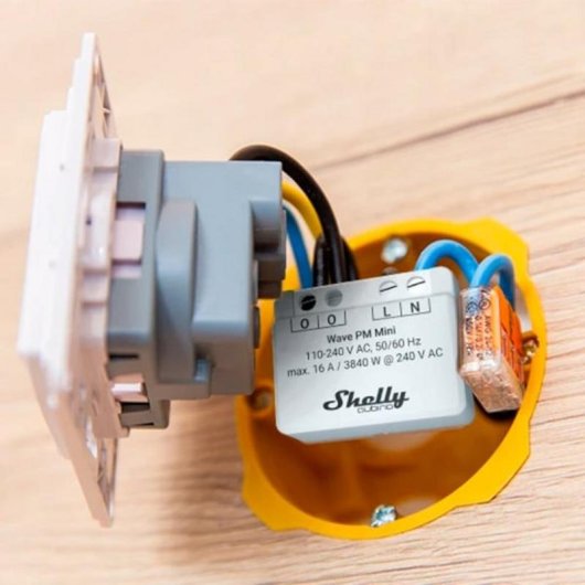 Intelligenter Schalter Shelly Qubino Wave PM Mini Z-Wave mit Energiemessung