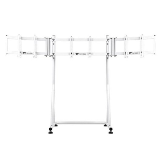 Thermaltake GEA-RMS-TMSWHT-01 Supporto Monitor Triplo Pavimento 32 a 55" VESA 75x75 a 200x200 Max 60Kg