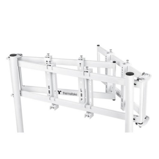 Thermaltake GEA-RMS-TMSWHT-01 Supporto Monitor Triplo Pavimento 32 a 55" VESA 75x75 a 200x200 Max 60Kg
