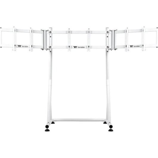 Thermaltake GEA-RMS-TMSWHT-01 Supporto Monitor Triplo Pavimento 32 a 55" VESA 75x75 a 200x200 Max 60Kg